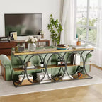 Table d'entrée industrielle, console à 3 niveaux, table de canapé
