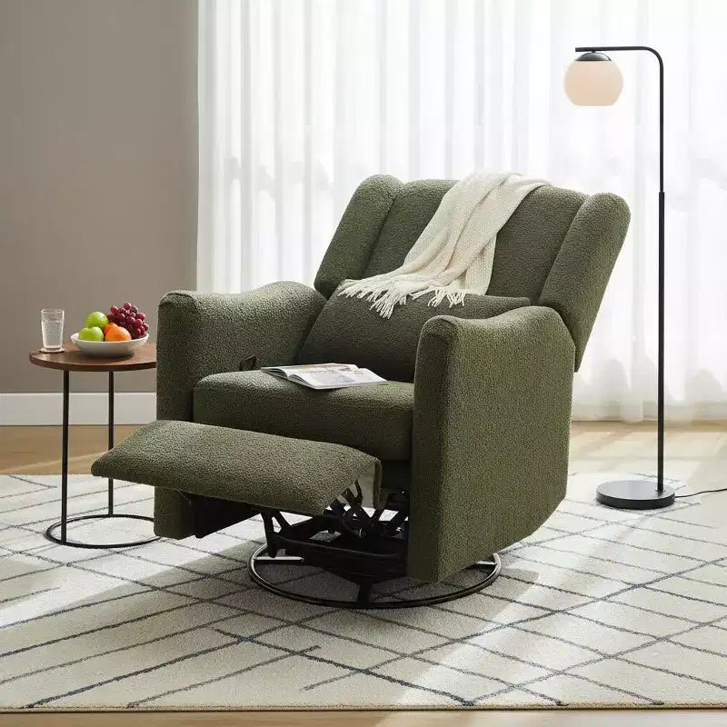 Fauteuil inclinable pivotant moderne Wingback Glider