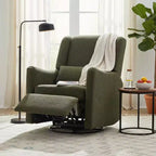 Fauteuil inclinable pivotant moderne Wingback Glider
