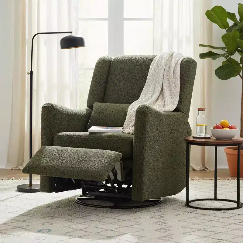 Fauteuil inclinable pivotant moderne Wingback Glider