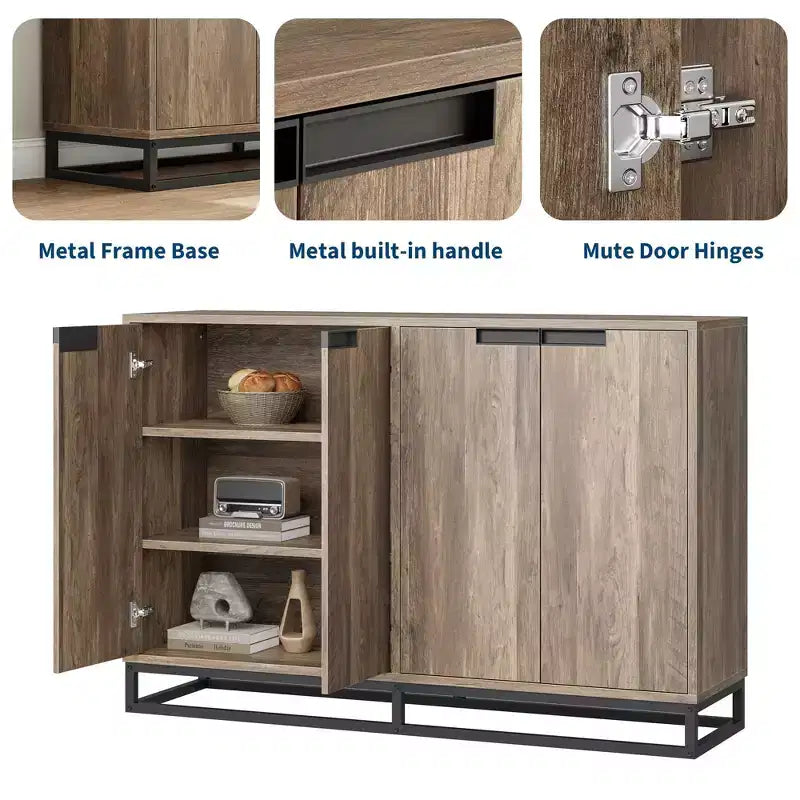 Buffet moderne commode de rangement bar à café