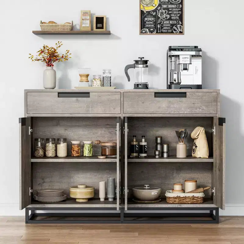 Buffet moderne commode de rangement bar à café