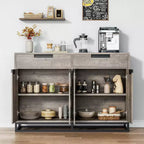 Buffet moderne commode de rangement bar à café