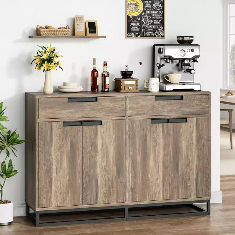 Buffet moderne commode de rangement bar à café