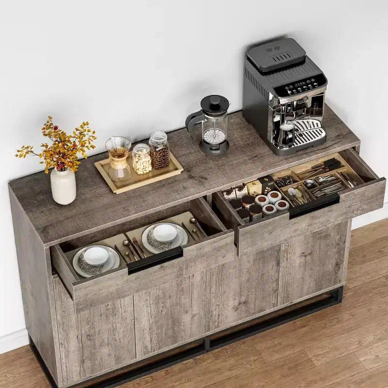 Buffet moderne commode de rangement bar à café
