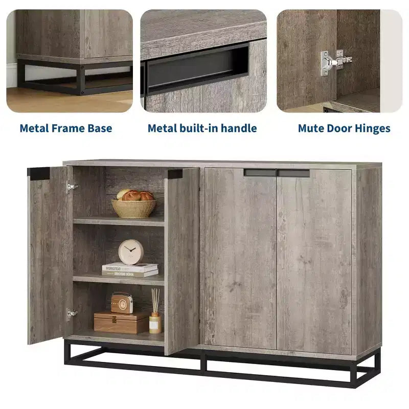 Buffet moderne commode de rangement bar à café