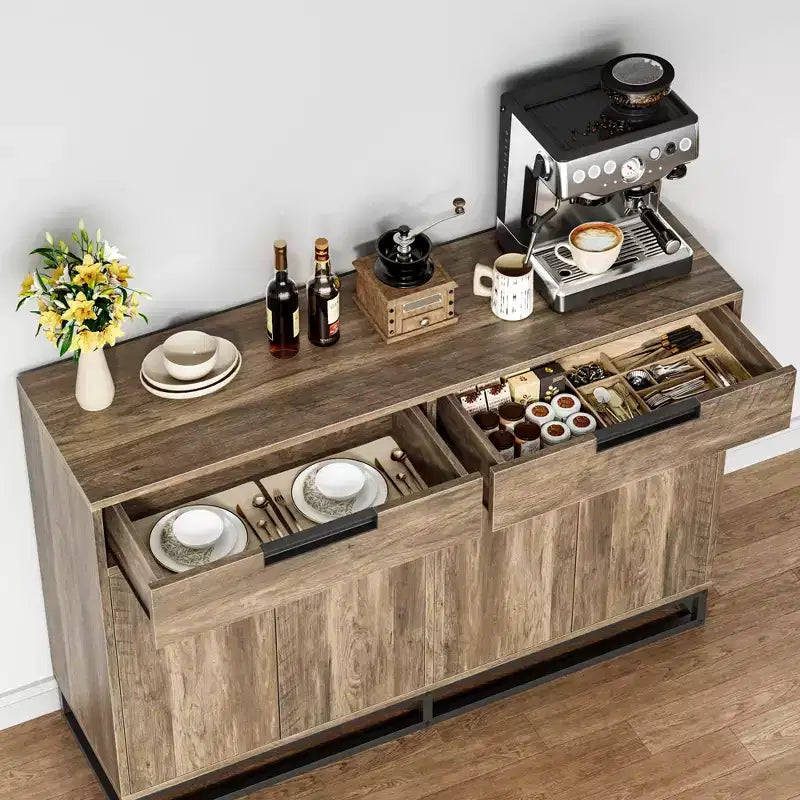 Buffet moderne commode de rangement bar à café