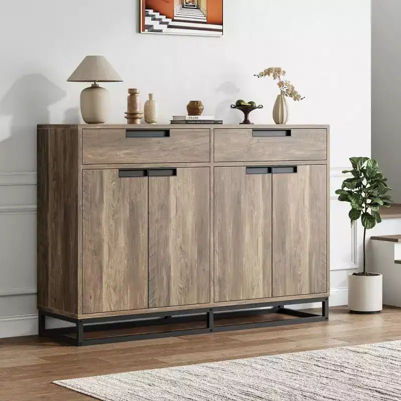 Buffet moderne commode de rangement bar à café
