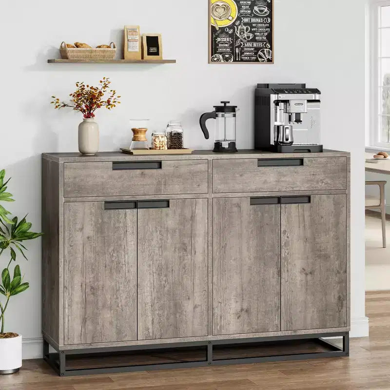 Buffet moderne commode de rangement bar à café