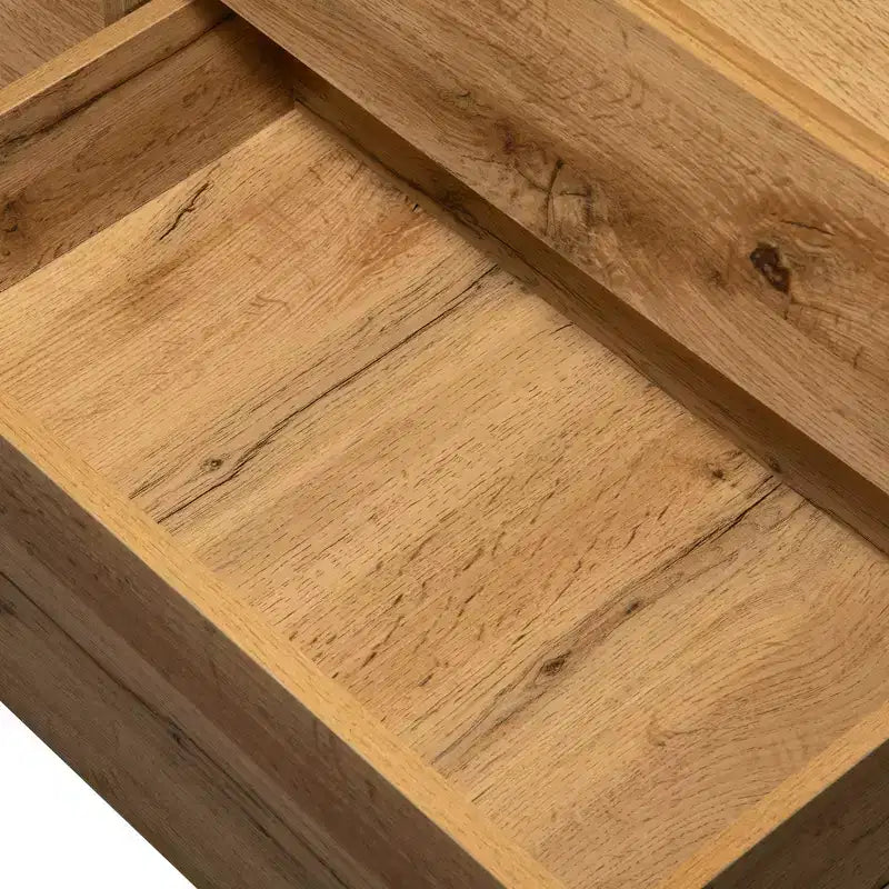 Meuble TV moderne en bois avec abattant