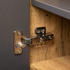 Meuble TV moderne en bois avec abattant