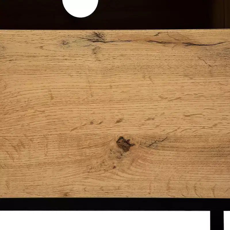 Meuble TV moderne en bois avec abattant