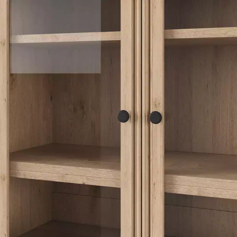 Armoire de cuisine autoportante, meuble de rangement haut
