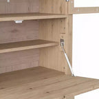 Armoire de cuisine autoportante, meuble de rangement haut