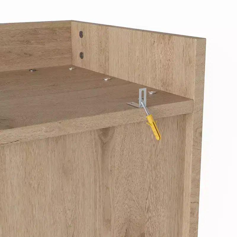 Armoire de cuisine autoportante, meuble de rangement haut