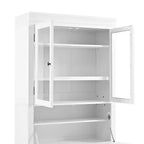 Armoire de cuisine autoportante, meuble de rangement haut