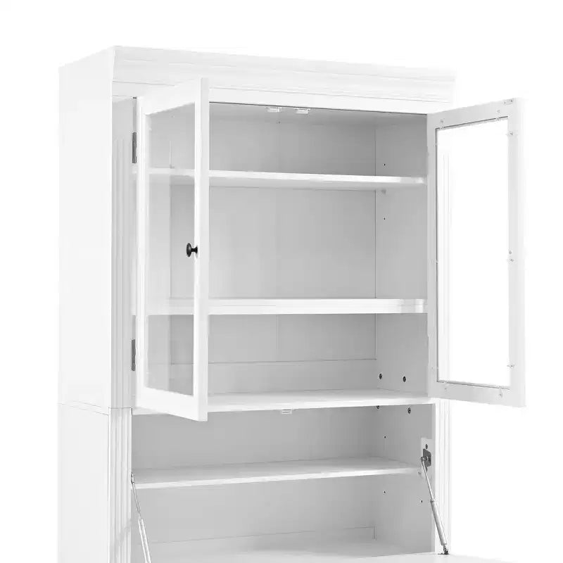 Armoire de cuisine autoportante, meuble de rangement haut