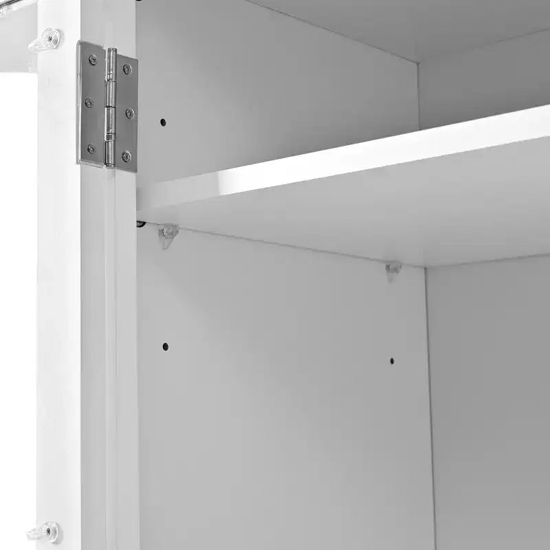 Armoire de cuisine autoportante, meuble de rangement haut