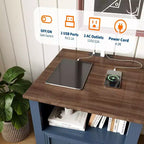 Table de chevet en bois avec cannelures modernes, meuble de rangement à deux tiroirs
