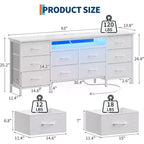 Prises de courant pour commode TV Tiroirs de rangement pour commode TV