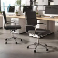 Chaise de bureau ergonomique avec dossier basculant et housses à fermeture éclair
