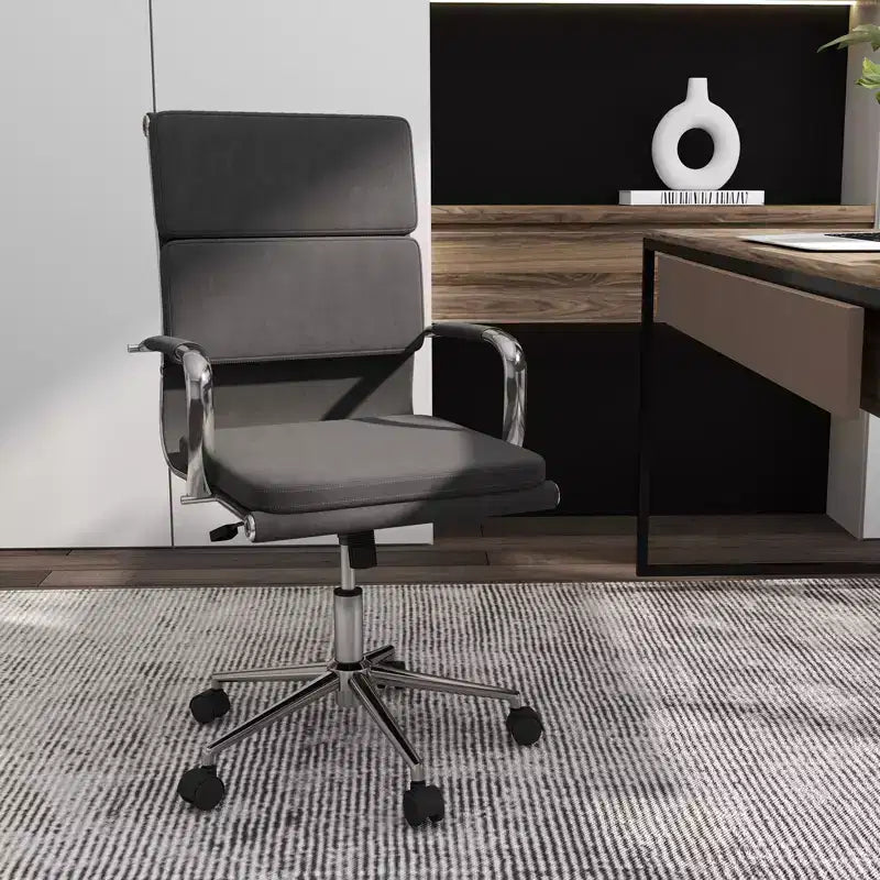 Chaise de bureau ergonomique avec dossier basculant et housses à fermeture éclair
