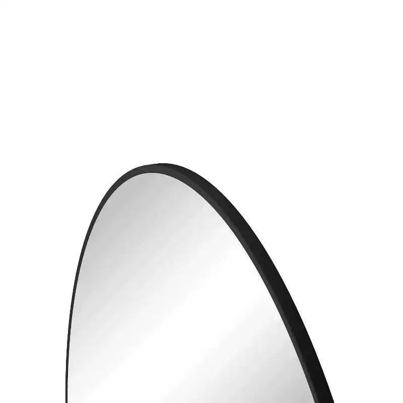 Miroir de salle de bain rond, cadre en métal moderne, miroir mural de courtoisie