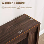 Table d'entrée en bois, console de ferme, table derrière le canapé