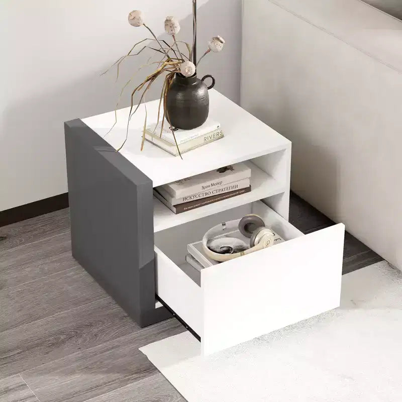 Table de chevet minimaliste moderne Table d'appoint asymétrique Table de chevet