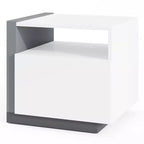 Table de chevet minimaliste moderne Table d'appoint asymétrique Table de chevet