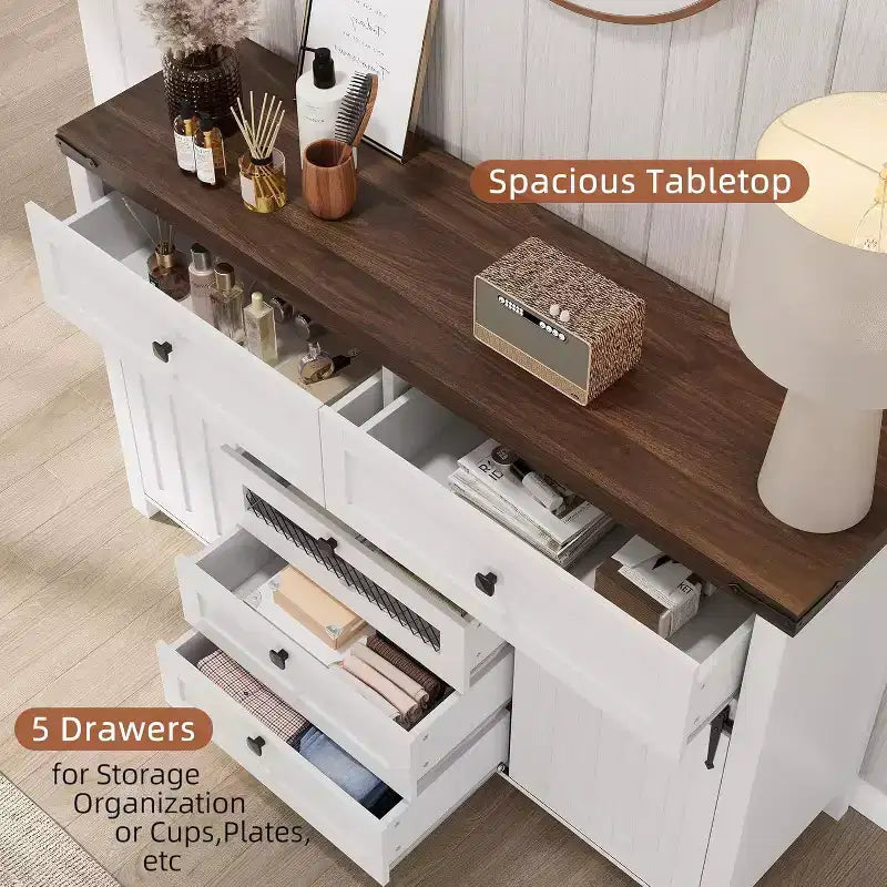 Buffet de ferme, Desserte de cuisine, Meuble de rangement pour café