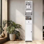 Armoire de rangement haute pour salle de bain Armoire sur pied moderne
