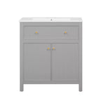 Meuble-lavabo avec évier Armoire de rangement de salle de bain