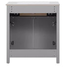 Meuble-lavabo avec évier Armoire de rangement de salle de bain