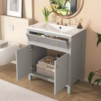 Meuble-lavabo avec évier Armoire de rangement de salle de bain