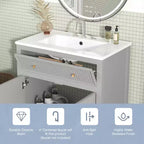 Meuble-lavabo avec évier Armoire de rangement de salle de bain